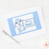 Sticker/Het is een jongen Rechthoekige Sticker (Envelop)
