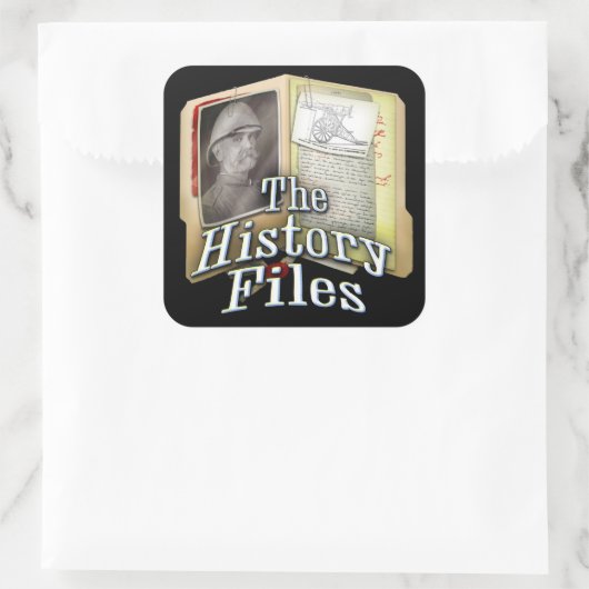 Sticker Historiebestanden (Tas)