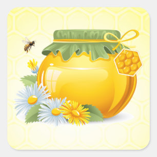 Sticker Honey Pot