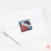 Sticker Honing Bijen Bezoekt Bloemen Imker Product (Envelop)