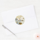 Sticker Honing Bijen Morning Glory Bloemen Imker (Envelop)