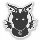 Sticker - "Horned Cat" (Voorkant)
