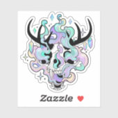 Sticker - "Horned Skull and Smoke" (Vel)