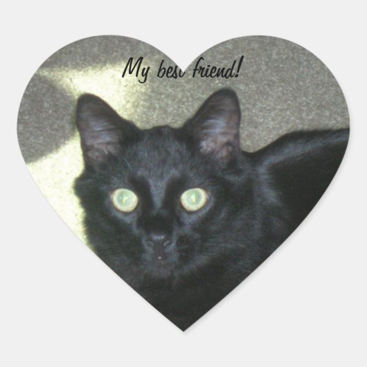 Sticker (hrt) - Mijn beste vriend (Voorkant)