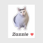 Sticker Huh Cat Meme (Vel)