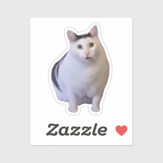 Sticker Huh Cat Meme (Vel)
