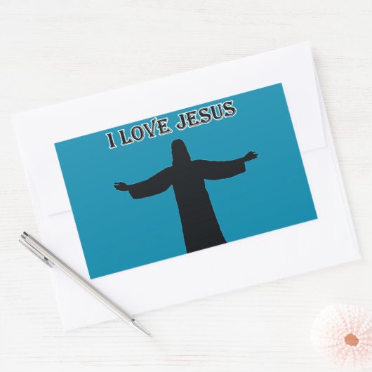 Sticker  i love jesus (Envelop)