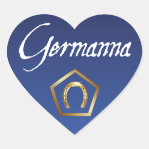 Sticker: Ik hou van Germanna Hart Sticker