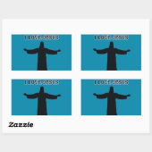 Sticker ik hou van Jezus (Vel)