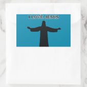 Sticker ik hou van Jezus (Tas)