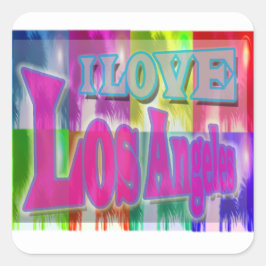sticker "Ik hou van Los Angeles"