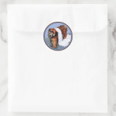 Sticker: "Ik was het niet!" Ronde Sticker (Tas)
