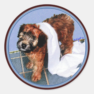 Sticker: "Ik was het niet!" Ronde Sticker