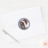Sticker: "Ik was het niet!" Ronde Sticker (Envelop)