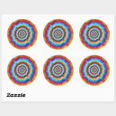 Sticker in blauw en Oranje (Vel)
