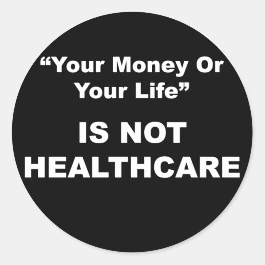 Sticker in de gezondheidszorg (Voorkant)