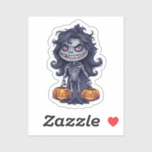 Sticker 'In de Sfeer van Halloween' – Schattig