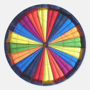 Sticker in luchtballon