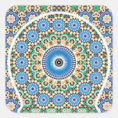 Sticker in Marokkaanse stijl (Voorkant)