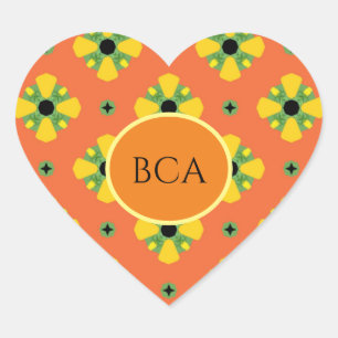 Sticker Initialen Schattigee Party Favor Fun BD