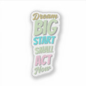 Sticker Inspirerend prijsopgave (Voorkant)