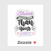 Sticker Inspirerend prijsopgave (Vel)