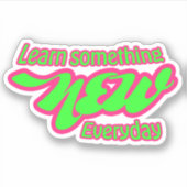 Sticker Inspirerend prijsopgave (Voorkant)