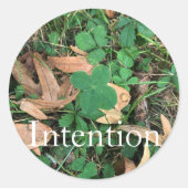 Sticker 'Intent' (Voorkant)