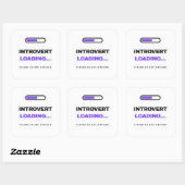 Sticker Introvert Laden Grappig (Vel)
