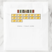 Sticker Irak 12 maanden met Campaign Star (Tas)