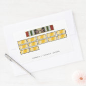 Sticker Irak 12 maanden met Campaign Star (Envelop)