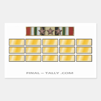 Sticker Irak 15 maand met 3 Campagnester