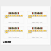 Sticker Iraq 6 maand met 3 Campagnester (Vel)