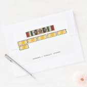 Sticker Iraq 6 maand met 3 Campagnester (Envelop)