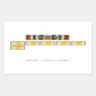 Sticker Iraq 6 maand met 3 Campagnester