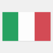 Sticker "Italiaanse vlag". (Voorkant)