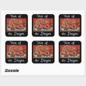 Sticker Jaar van de Draak (Vel)