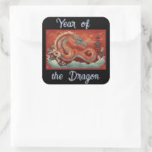 Sticker Jaar van de Draak (Tas)