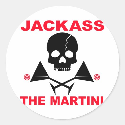 Sticker - JACKASS, De Martini (Voorkant)
