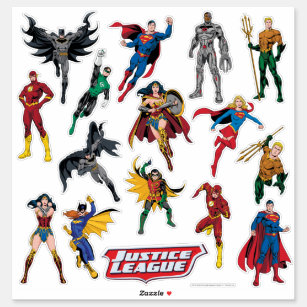 Sticker Justice League Contour Set