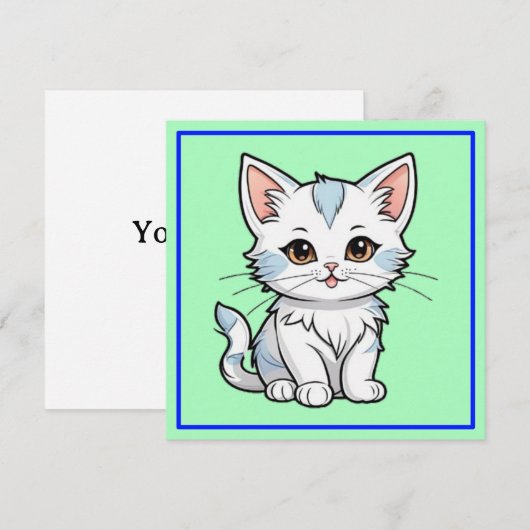 Sticker Kaart (Voorkant / Achterkant)