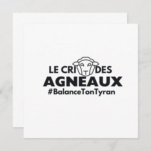 Sticker Kaart (Voorkant / Achterkant)