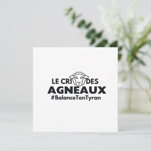 Sticker Kaart (Staand voorkant)