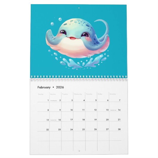 Sticker Kalender (Feb 2026)