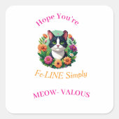 Sticker - Kat liefhebber (Voorkant)