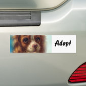 Sticker Katje Hond Adopteren (Op auto)
