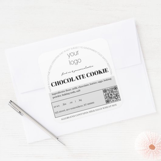 Sticker katoenwet (Envelop)