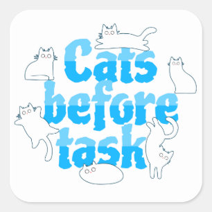 Sticker Katten Voor Taken