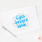 Sticker Katten Voor Taken (Envelop)