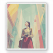 Sticker Kazuko photographe (Voorkant)